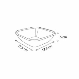 Saladier carré en pulpe 750 ml - par 300