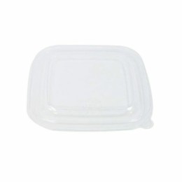 Couvercle pour saladier carré biodégradable 750 ml  - par 50