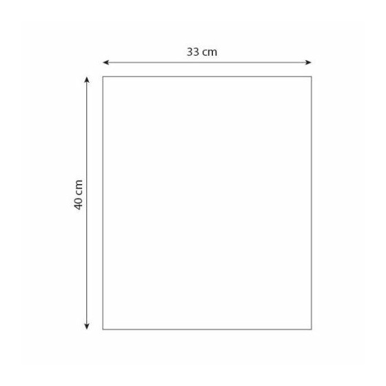 Papier thermoscellable noir 60 g/m² feuilles 40 x 33 cm - par 10 kg