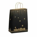 Sac papier kraft à poignées torsadées "Gala" 32 + 12 x 26 cm - par 50