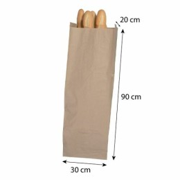 Sac kraft regroupement 15 baguettes 30 x 20 x 90 cm - par 100