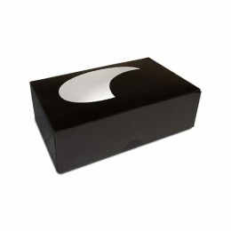 Boîte noire avec fenêtre 14 x 9,5 x 4,5 cm - par 50