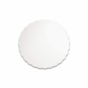 Support carton rond festonné blanc Ø 32 cm - par 250