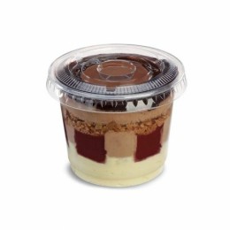 Pot à dessert plastique transparent 200 ml - par 50