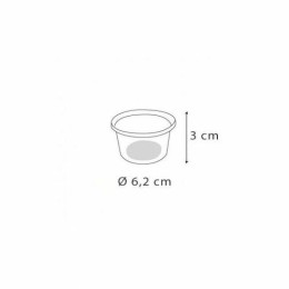 Pot à sauce plastique transparent Delipack 60 ml - par 100
