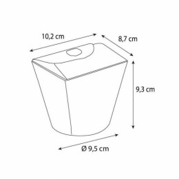 Boîte à pâtes carton blanche 780 ml - par 50