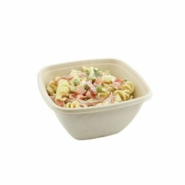 Saladier carré pulpe de canne 500 ml - par 50