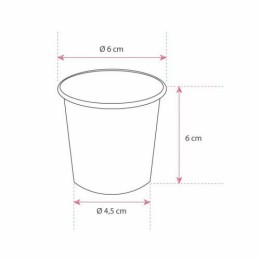 Gobelet boissons chaudes carton blanc 100 ml - par 100