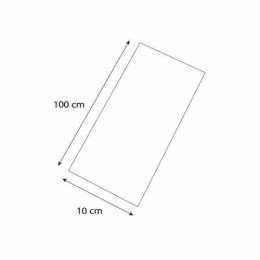 Semelle carton à bords droits or/noir 100 x 10 cm - par 50