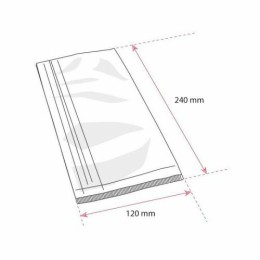 Sachet polypropylène plat 12 x 24 cm - par 100