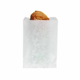 Sachet croissants papier kraft blanc 14 + 7 x 22 cm (n°103) - par 1000