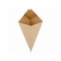 Cornet à frites kraft avec languette pour sauce 250 ml - par 200