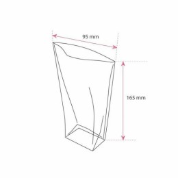Sachet plastique écorné 9,5 x 16,5 cm - par 100
