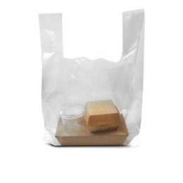 Sac bretelles plastique BD 50 microns transparent 35 x 15 + 15 x 55 cm - par 500