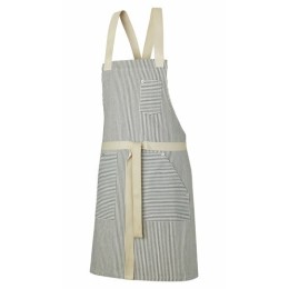 Tablier Jorel mixte écru rayé marine