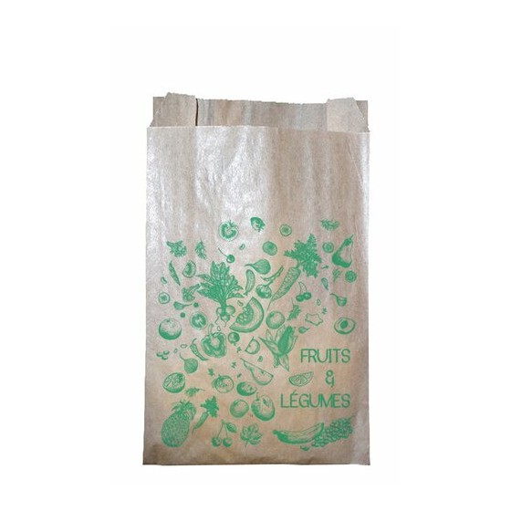 Sac papier à fruits et légumes 500 g - par 1000