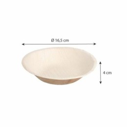 Bol en feuille de palme 16,5 x 3,5 cm - par 25