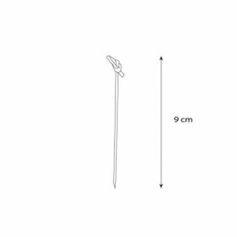 Pique ruban boucle en bambou 9 cm - par 100