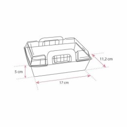 Panier kraft brun 750 ml avec couvercle - par 100