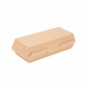 Boîte alimentaire rectangulaire kraft brun 2000 ml - par 50