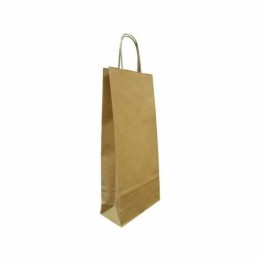 Sac 2 bouteilles kraft brun non vergé 18 + 8 x 39 cm - par 50