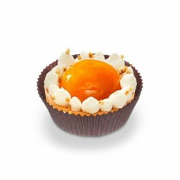 Caissette plissée brune 6,9 x 3 cm (n°1207)  - par 1000