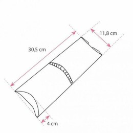 Étui à wrap kraft brun 30,5 x 11,8 x 4 cm - par 500