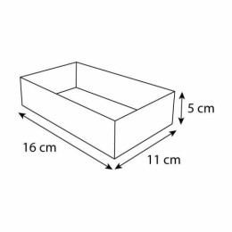 Caissette pâtissière 16 x 11 x 5 cm décor AURIOS - par 100