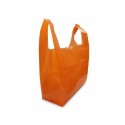 Sac bretelles plastique BD 50 microns orange 26 x 6 + 6 x 45 cm - par 500