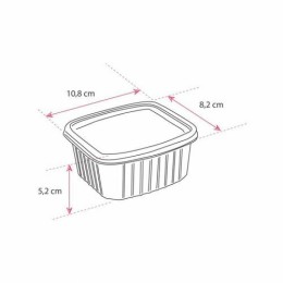 Barquette plastique transparente avec couvercle Pack Chaleur 250 ml - par 250