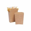 Grand coffret à frites refermable kraft brun 500 ml - par 450
