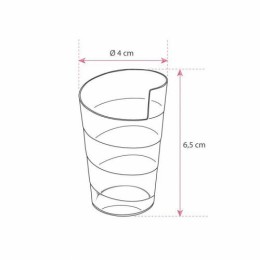 Verrine transparente 55 ml effet ruban- par 24