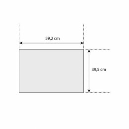 Plaque carton blanche pour traiteur format 59,2 x 39,5 cm - par 100