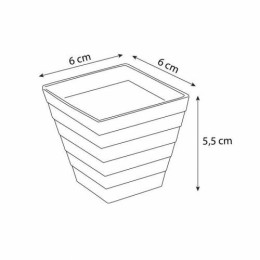 Moyenne verrine pyramide plastique transparente 120 ml - par 50