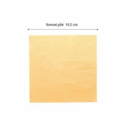 Serviette ouate ivoire 2 feuilles 39 x 39 cm - par 100