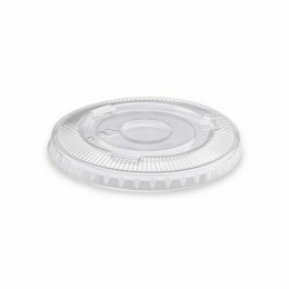 Couvercle plat plastique pour coupe dessert plastique 275 ml - par 50