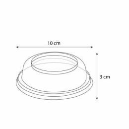 Couvercle transparent pour coupe à dessert 200 ml - par 50