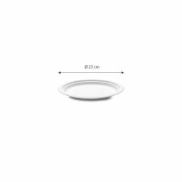 Assiette ronde eco-line en pulpe de canne 22 cm - par 50