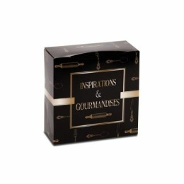 Boîte pâtissière 22 x 22 x 8 cm décor INSPIRATION - par 50