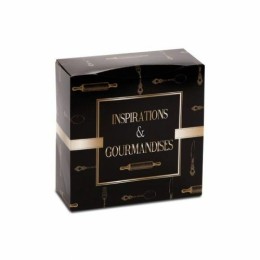 Boîte pâtissière 25 x 25 x 8 cm décor INSPIRATION - par 50