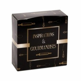 Boîte pâtissière 32 x 32 x 8 cm décor INSPIRATION - par 50