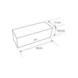 Boîte à bûche décor SCINTILLANT  50 x 11 x 10.5 cm - par 25