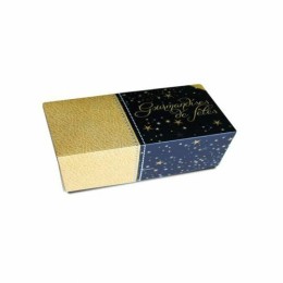 Boîte à bûche décor SCINTILLANT 40 x 11 x 10.5 cm - par 25