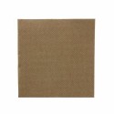 Serviette cocktail double point chocolat 20 x 20 cm - par 100
