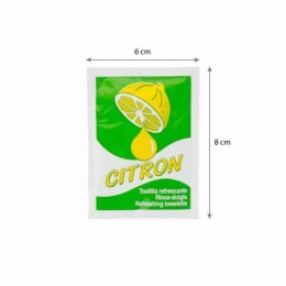 Rince-doigts rafraîchissant citron 6x8 cm- par 500