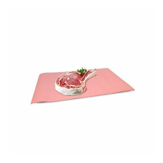 Papier paraffiné 2 faces rose 60 g/m² feuilles 50 x 33 cm - par 10 kg