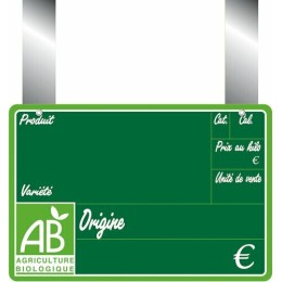 Etiquette à patte Bio Primeur  15 x 10 cm - par 10