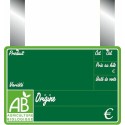 Etiquette à patte Bio Primeur  15 x 10 cm - par 10