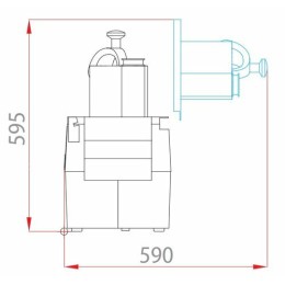 Coupe légumes CL50 1 Vitesse 400V triphasé