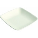 Mini assiette carrée bagasse 6,6 x 6,6 cm - par 50